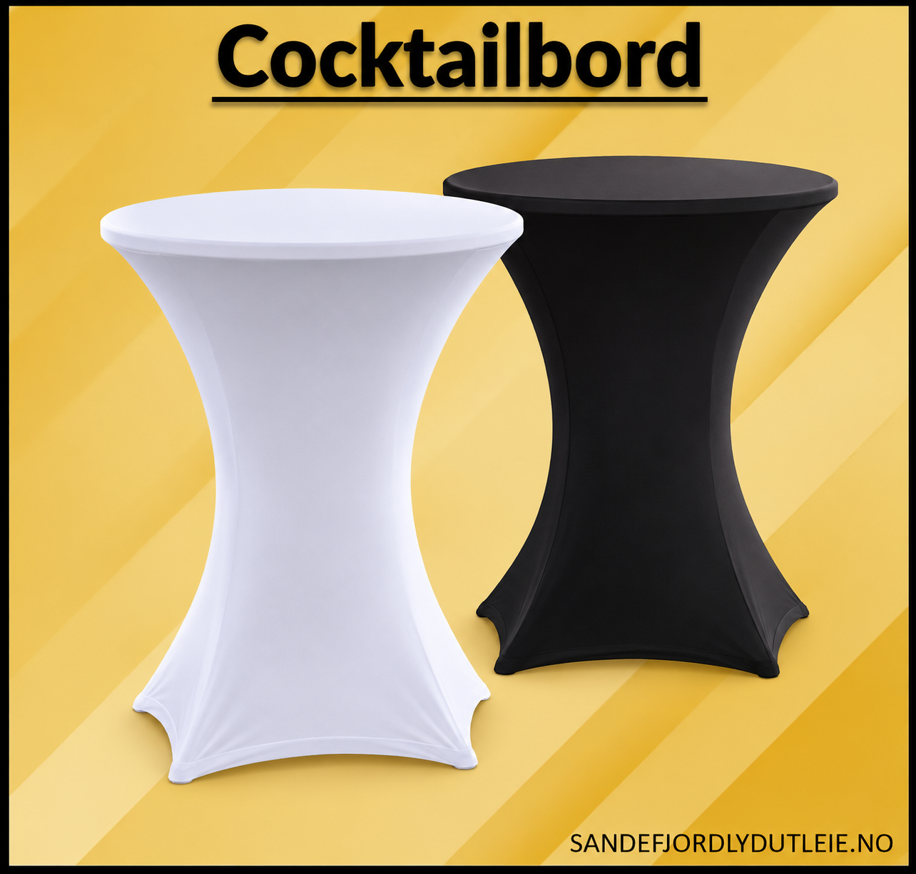 Cocktailbord for utleie